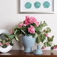 thumbnail image 2 of Vickerman FQ172803 Vickerman 22" Artificial Coral Geranium Hanging, 2 of 3