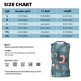 thumbnail image 6 of Balery Watermelons Dachshunds Men's Sleeveless Muscle Shirts Workout Tank Top, Moisture Wicking, Odor Protection-3X-Large, 6 of 8