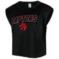 thumbnail image 2 of Women's Concepts Sport Black Toronto Raptors Intermission T-Shirt & Shorts Sleep Set, 2 of 6