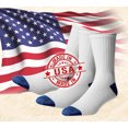 thumbnail image 4 of MDR Unisex Adult Crew Socks - Cotton Socks Everyday Use - 3 Pair - Pack Made in USA (10-13, White), 4 of 5