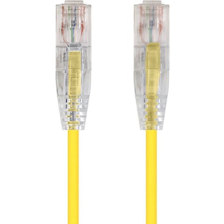 UPC: 0889028015896 | Monoprice SlimRun Cat6 28AWG UTP Ethernet Network Cable  7ft Yellow