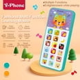 thumbnail image 4 of Clearance! JMYHOAM Smart Phone Toy Play Cell Phone Recharable Mobile Cellphone With LED Educational Machine For Baby Kids Birthday Gifts, 4 of 9
