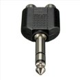 thumbnail image 4 of 6piezas 6.35 mm 1/4 Pulgada EstéReo Macho una 2 Convertidor de Adaptador de Audio Doble y Hembra y Divisor, 4 of 5