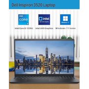 Dell Inspiron 15 3520 Laptop for Business, 15.6 FHD Display, Intel 10-Core i5-1235U, 16GB RAM, 512GB SSD, Windows 11 Pro, Wi-Fi 6, Office Pro Lifetime License