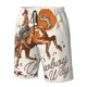 thumbnail image 4 of Balery Cowboy Riding Horse Traje de Baño Estilo Hawaiano para Hombre, Shorts de Secado Rápido con Bolsillos-Small, 4 of 6