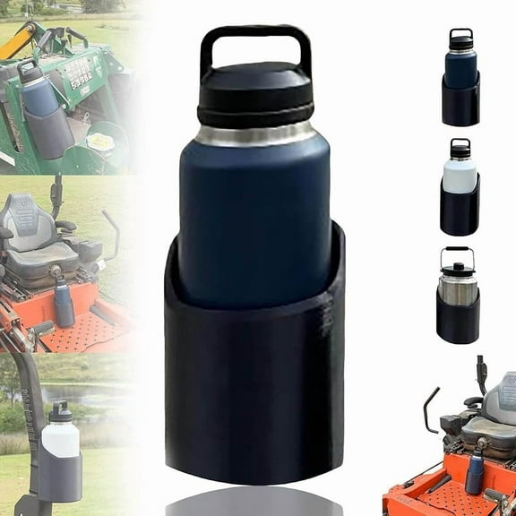 Magnetic Bottle Holder for 46, 50, 64 oz, Heavy Duty Magnetic Drink Holder, Portable Magnetic Drink Holder for Tractor Fridge Yacht RV Forklifts Bus Lawnmower Truck (64oz)