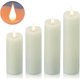 thumbnail image 1 of TECHLONG Velas parpadeantes sin llama con llama móvil 3D, últimas 1000 horas de velas con pilas con temporizador, vela LED eléctrica de pilar de cera real de marfil para bodas, fiestas de Navidad, 3.0, 1 of 4