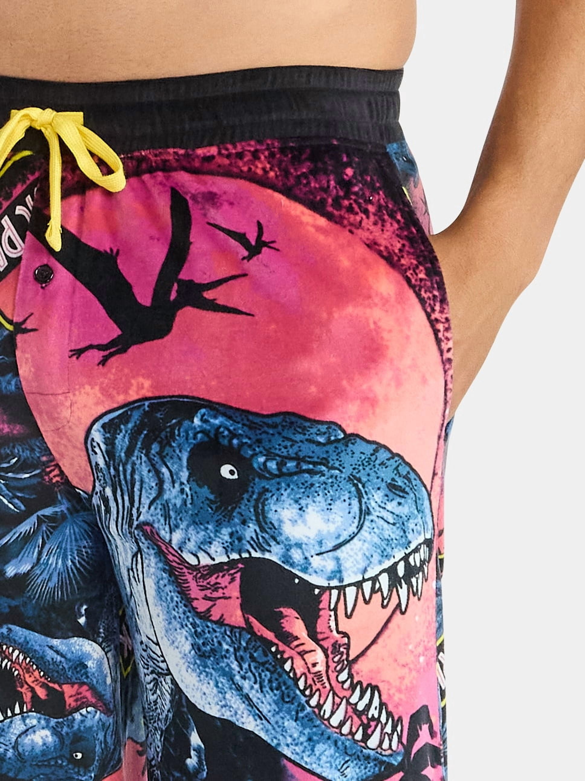Jurassic Park Men's and Big Men's Split Leg Graphic Pants, Sizes S-2XL