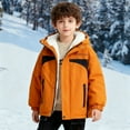 thumbnail image 4 of REDARER Boys Winter Jacket - Lined Thermal Coat, Windproof Insulated Hooded Parka for Kids, Warm Padded Outdoor Snow Jacket,5-6 Years, 4 of 4