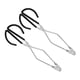 thumbnail image 3 of 2 piezas Tontas de tijera de acero inoxidable Cocina Tonga de 10 pulgadas Utensilios de cocina de acero inoxidable Tonga para fiestas acampar, 3 of 9