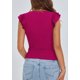 thumbnail image 2 of Remera PRETTYGARDEN Mujer Cuello en V Volados Sin Mangas Ajustada XXL, 2 of 8