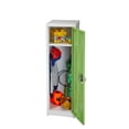 thumbnail image 3 of AdirOffice Steel Metal Storage Locker, 48 Inches, 3 Shelves, Green, 3 of 7