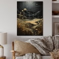 thumbnail image 2 of Designart "Dark Drama in Green Storm II" Landscape & Nature Print on Natural Pine Wood, 2 of 5