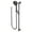 Matte Black, variant on MOEN 3670EP Eco-Performance 5-Spray Round Wall Bar Shower Kit with Handshower in Chrome
