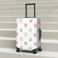 thumbnail image 5 of Uemuo Girl Rabbit Printed Washable Luggage Cover - Fashion Suitcase Protector Fits 18-32 Inch Luggage -Large, 5 of 9