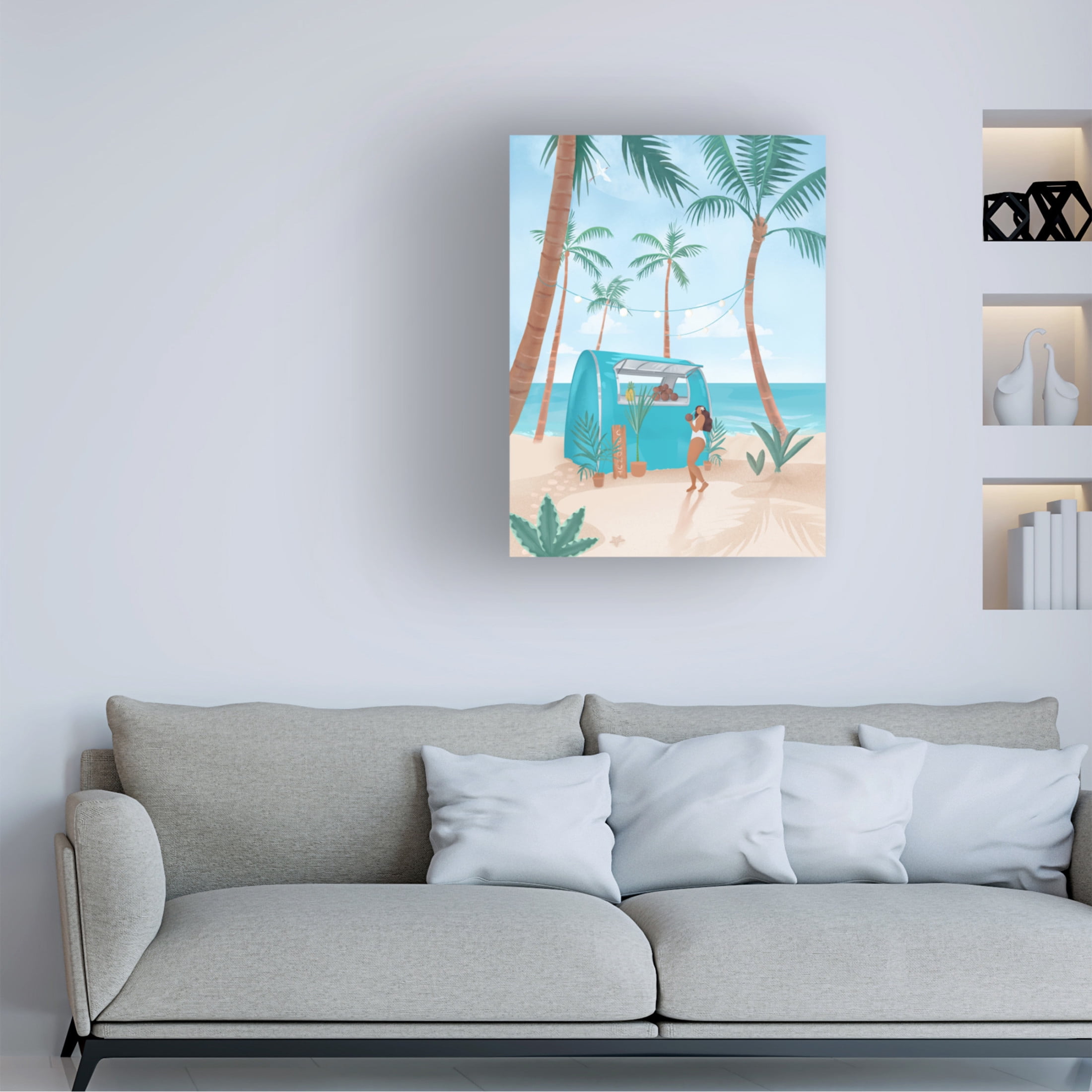 Trademark Fine Art Petra Lizde Summer Canvas Wall Art