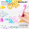thumbnail image 3 of Marcadores de puntos Shuttle Art, paquete de 60, 12 colores, lavables, 3 of 8