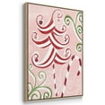 thumbnail image 3 of Candy Cane Holiday I - Framed Gallery Wrapped Holiday Canvas - 17 x 25 - Natural Wood Frame, 3 of 8