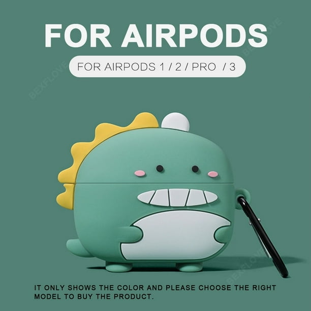 Funda de auriculares para AirPods 2 3 Pro, funda de silicona con dibujos animados en 3D para Apple Air Pods 3 2 2021 Pro, funda para auriculares Tan Jianjun unisex