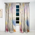 thumbnail image 2 of Designart 'Minimalist Spring Confetti I' Modern & Contemporary Curtain Panel, 2 of 5