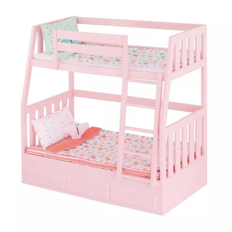 Our Generation Pink Bunk Beds Doll Furniture Set photo 4