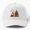 White, variant on Merry Christmas Kitten Baseball Hat, Lovely Presents Holly Feline Graphic Design, Classic Cap