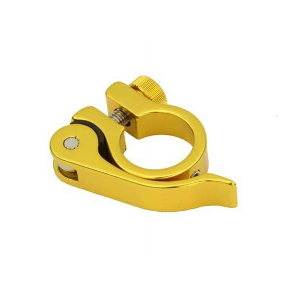 Alta Alloy Seat Post Clamp Outer Diameter 25.4mm Quick Release, Multiple Colors. (Yellow)