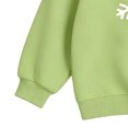 thumbnail image 5 of fnnxnal Girls Green Snowflake Print Crew Neck Sweatshirt CottonOversized Long Sleeve,Size 5-6T, 5 of 5