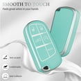 thumbnail image 5 of OFFCURVE Soft TPU Key Fob Cover for Jeep, Dodge, Chrysler Vehicles, 1 Pack, Star Cyan, 5 of 6