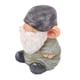 thumbnail image 3 of Garden Gnome Resin Structure Stable Bottom Retro Style Gnome Figurine for Patio Porch Decorations Flat Head Green, 3 of 5