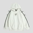 thumbnail image 7 of 2026 New Unisex Loose-fitting Fleece Hoodie - Bow Tie Long-sleeved Sweatshirt, 7 of 7