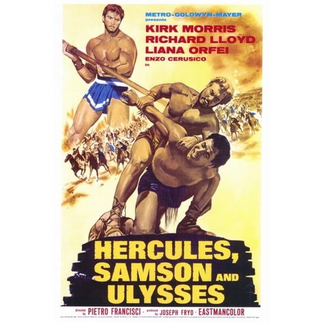 Pop Culture Graphics MOVAF9187 Hercules Samson & Ulysses Affiche de Film, 27 x 40