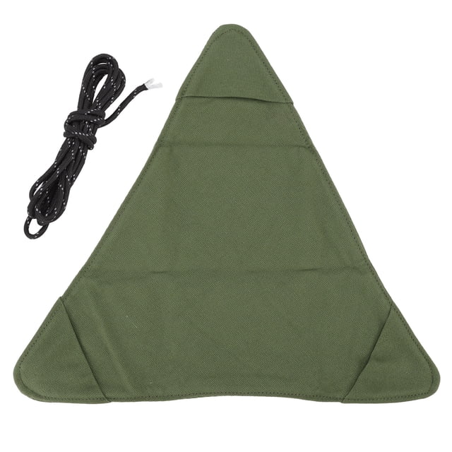 Tissu de Tabouret Trépied, Matériau Anti-Rayures Haute Résistance Pliable avec Corde pour Camping en Plein Air pour Pêche pour Randonnée Vert