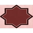 thumbnail image 1 of Ahgly Company Machine Washable Indoor Rectangle Transitional Pastel Pink Area Rugs, 5' x 8', 1 of 7