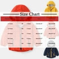 thumbnail image 3 of Cethrio Boys Hooded Jackets, Long Sleeve Windproof Outdoor Full Zip Fall Outerwear Red Size 6-7, 3 of 3