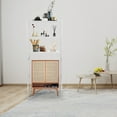 thumbnail image 5 of Miumaeov 3 shelves Over Toilet Shelf Bathroom Storage Towel Rack Space Saver, 5 of 10