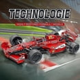 thumbnail image 2 of The Red F1 Super Fast Racing Car 11007 Model Building Blocks Bricks 1:8 Technical Set Furious Toys For Children Boys, 2 of 4