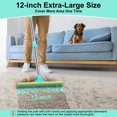 thumbnail image 5 of Carpet Rake For Pet Hair Removal - 60" Adjustable Long Handle  3 In 1 Reusable Tool Kit Cat Dog Rakes Scraper Broom Carpets Rugs Mats, 5 of 8