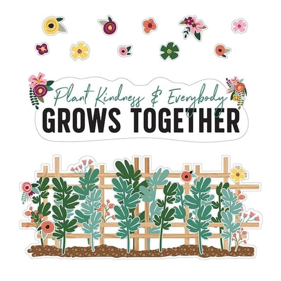 Carson Dellosa Education CD-110564 Plant Kindness & Everybody Grow Together Bulletin Board Set