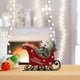 thumbnail image 3 of Trineo navideño GOOHOCHY con planta artificial, decoración navideña para mesa y hogar., 3 of 7