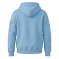 thumbnail image 6 of Vmberlty Kids Oversized Hooded Sweatshirts Teen Boys Solid Color Long Sleeve Hoodies with Functional Pockets Breathable Casual Daily Outdoor Tops, 6 of 6