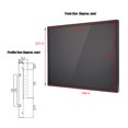 thumbnail image 4 of Touch Screen Display Industrial Monitor All Metal Monitor 19 Inch Display  Monitor 19in Resistive Touch Screen 1280x1024 All Metal Industrial Monitor For  / VGA / AV / BNC / USB, 4 of 8