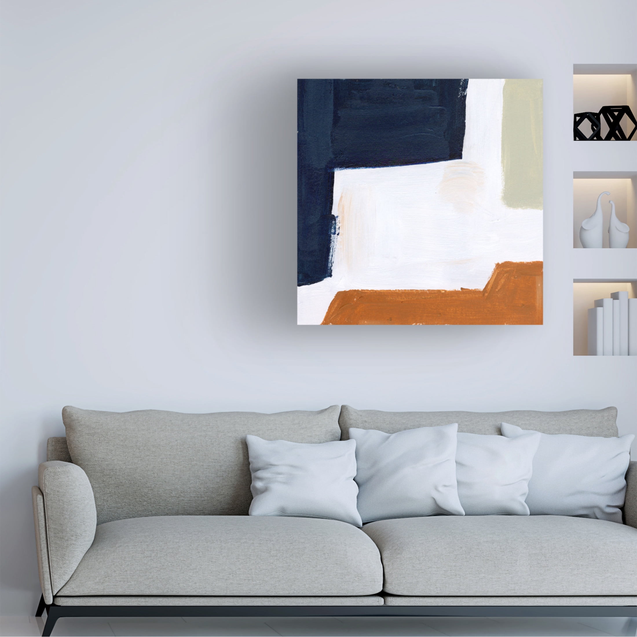 Canvas Wall Art - Melissa Wang 'After You III' Wall Art for Living Room, Bedroom, or Office Décor by Trademark Fine Art - 18 x 18 Inches