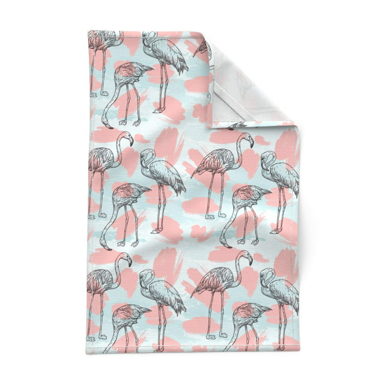 Cute Kitchen Towels, Fun Dish Towels with Flamingo, Nautical, & Beach  Theme, 5 White Kitchen Towels