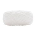 thumbnail image 5 of Abbraccia Chunky Yarn Bulky Yarn Arm Knit Yarn Thickness 6mm Tube Giant Yarn Bulky Giant Wool Yarn Weight Yarn for Hats Craft Bed Fence White, 5 of 9