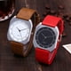 thumbnail image 5 of Generic Reloj de cuero retro para mujer con esfera cuadrada y correa ajustable, disponible en varios colores., 5 of 6