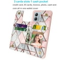 thumbnail image 2 of Tekcoo for Motoro Moto G 5G/G Power 5G 2023 Wallet case, Flip Wallet Leather Magnetic Clasp Case with Credit Card Holder and Shockproof Function Kickstand Phone Cover - Rose Gold Marble, 2 of 7