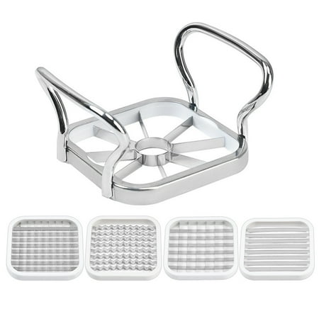 

Cutter Potato Stainless Steel Chopper Fruit Dicer Kitchen Blades Peeler Fries Manual