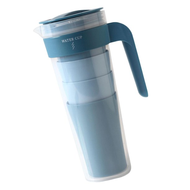 Jarra de agua de gran capacidad, , hermética tazas, botella de agua fría, jarra de fría y caliente, de jarra de té Azul Gloria Jarra de jugo