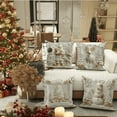 thumbnail image 5 of Christmas Throw Pillow Covers, Xmas Pillowcase Cushion Covers for Couch Home Decor 18X18 Inch - Inserts Not Included, 5 of 6